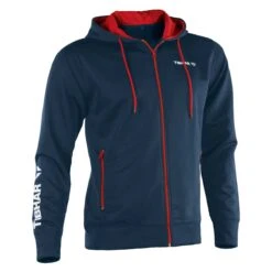 TIBHAR Hoodie Mundo/World Marine/rot S