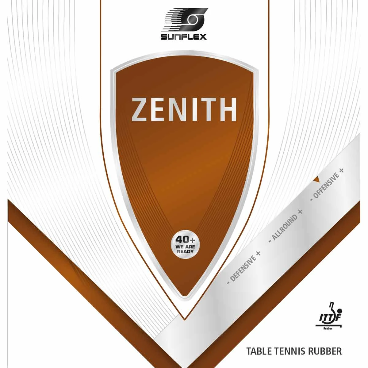 Sunflex Belag Zenith Rot 2,1 Mm