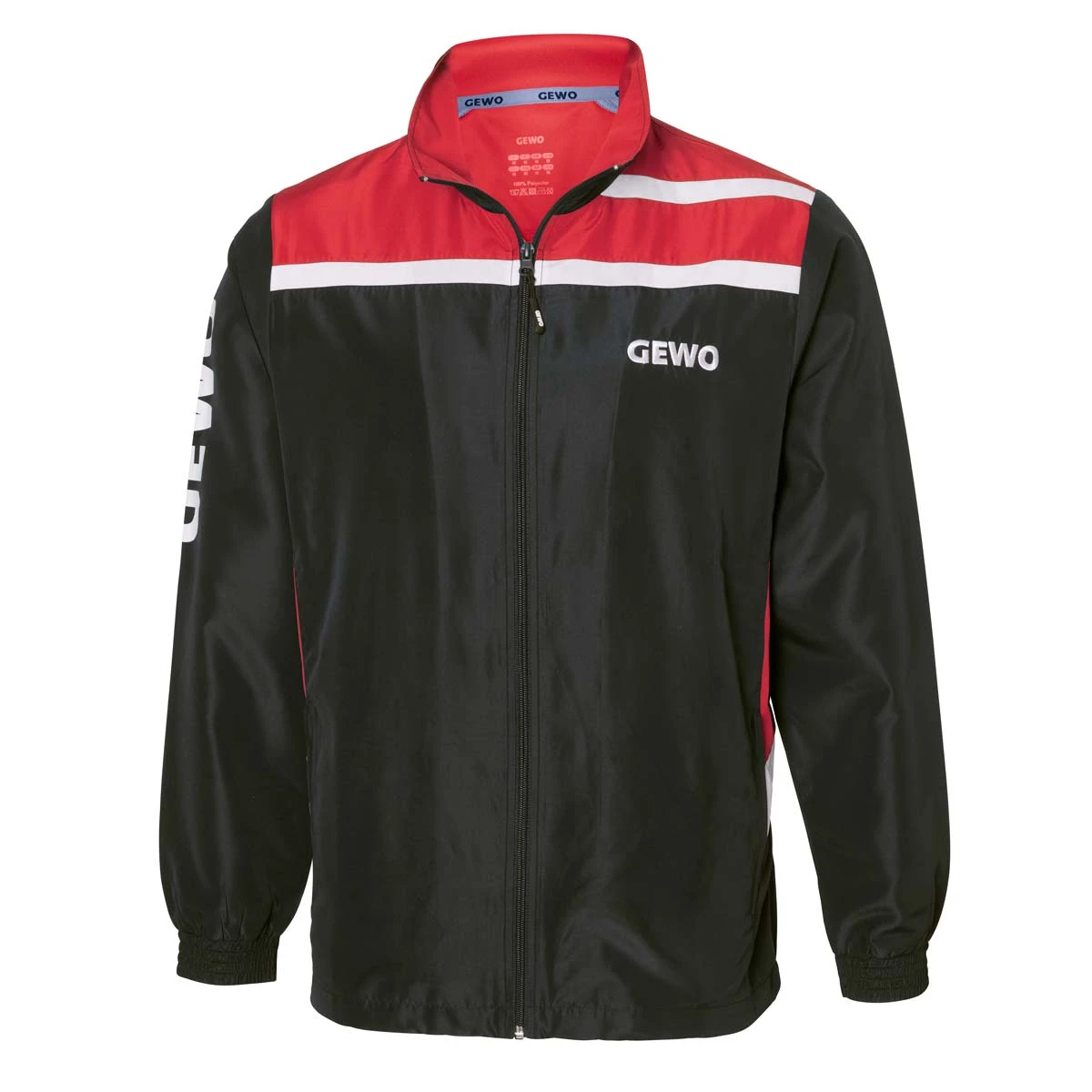 GEWO Trainingsjacke Aurora Schwarz/rot M