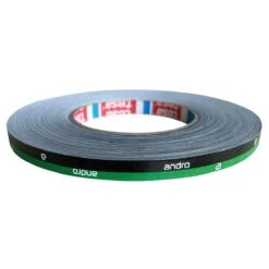Andro Kantenband Stripes 10mm/50m Schwarz/grün