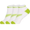 GEWO Set 3x Kurzsocke Short Flex II (eine Farbe) Weiß/grün 45-47