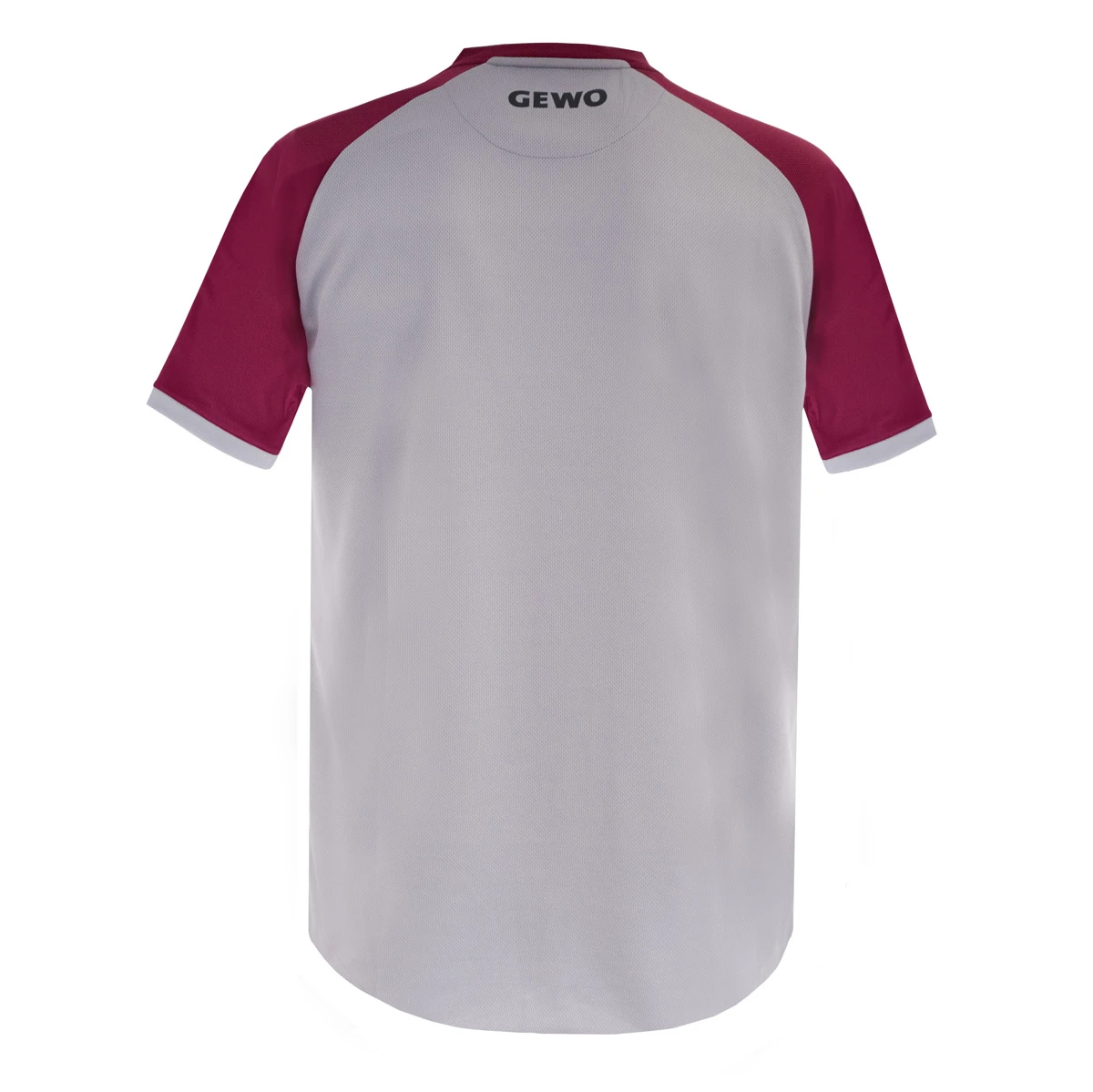 GEWO T-Shirt Riba Promo #teamGEWO Grau/bordeaux XS â Bild 2