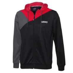 GEWO Hoodie Toledo Schwarz/rot M