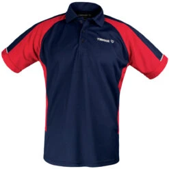 TIBHAR Hemd Mundo Baumwolle Marine/rot L