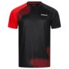 Donic T-Shirt Peak Schwarz/rot XXXL