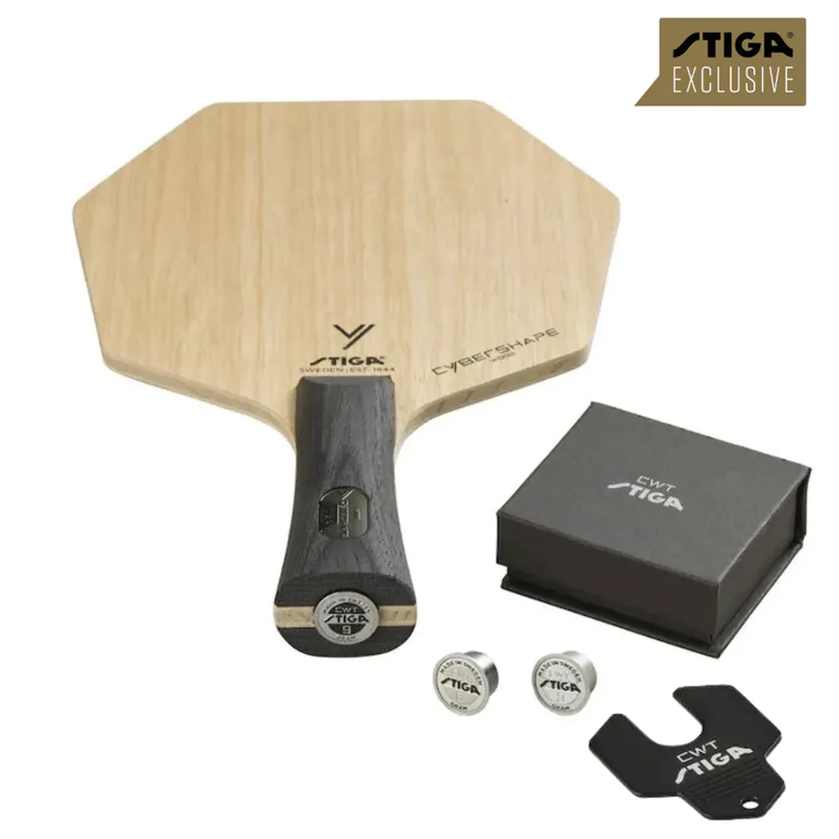 STIGA Holz Cybershape Wood CWT Konkav â Bild 4