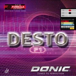 Donic Belag Desto F1 Schwarz 2,0 Mm