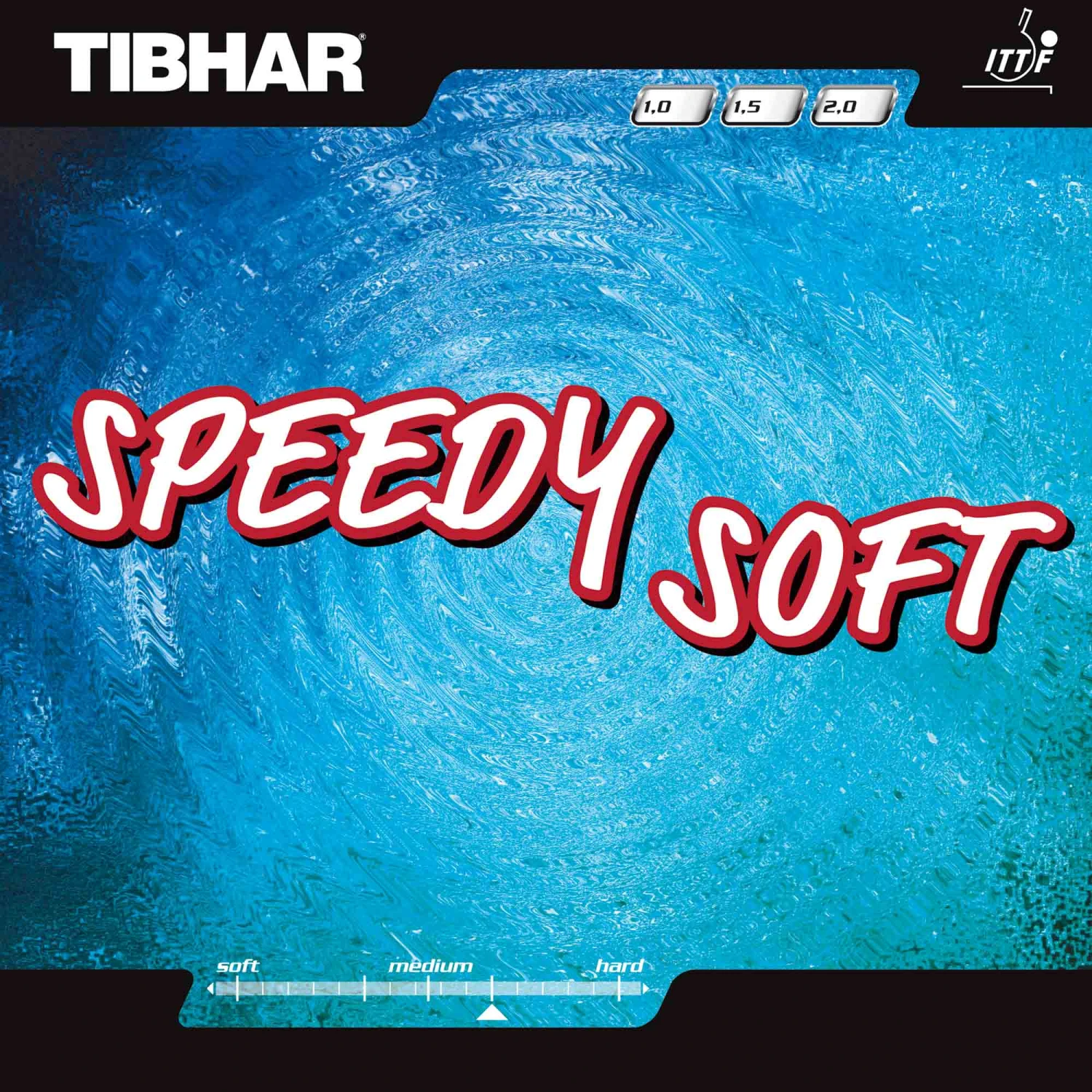 TIBHAR Belag Speedy Soft Rot 2,0 Mm