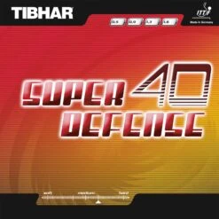 TIBHAR Belag Super Defense 40 Schwarz 1,3 Mm