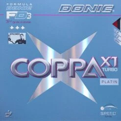 Donic Belag Coppa X1 Turbo Platin Rot 2,3 Mm