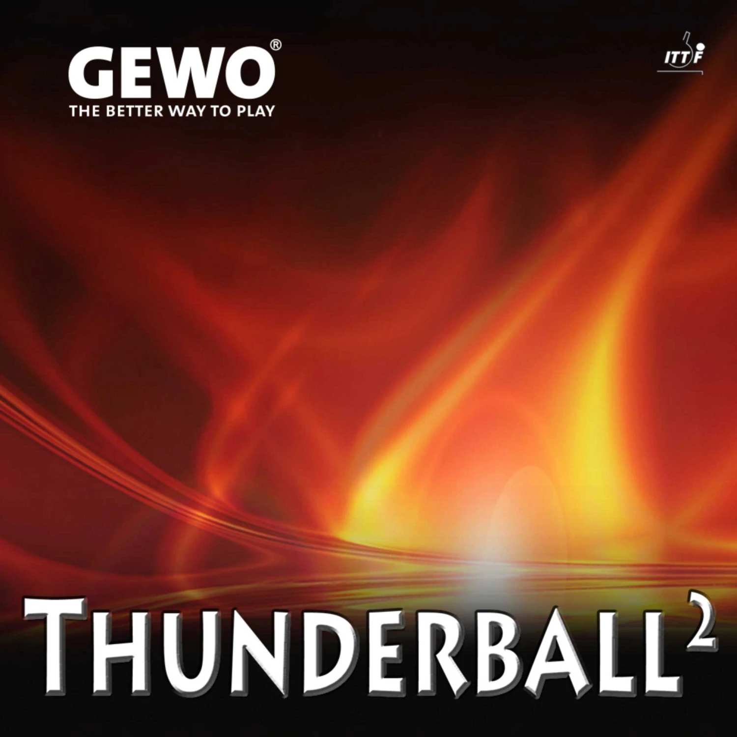 GEWO Belag Thunderball 2 Lila 1,8 Mm
