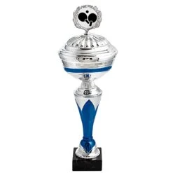 Diverse Pokal Schwerin 37 Cm Silber/blau