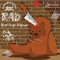 Der Materialspezialist Belag BAD Best Anti Defence Schwarz 1,5 Mm