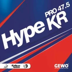 GEWO Belag Hype KR Pro 47.5 Schwarz 1,9 Mm