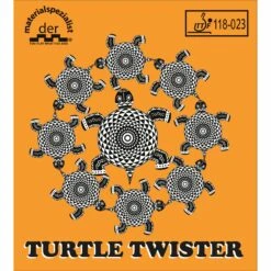Der Materialspezialist Belag Turtle Twister Rot 1,9 Mm