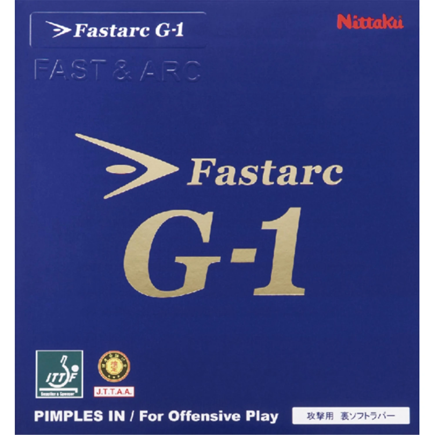 Nittaku Belag Fastarc G-1 Schwarz 1,8 Mm