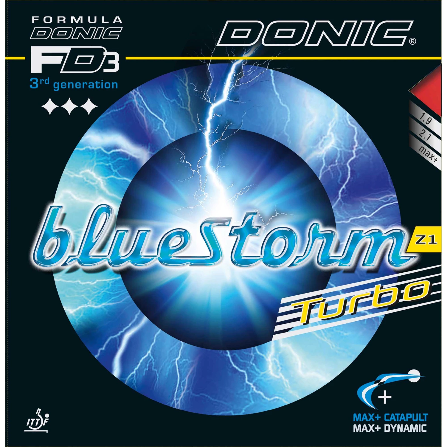 Donic Belag Bluestorm Z1 Turbo Rot 1,9 Mm