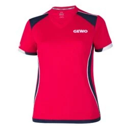 GEWO Lady Shirt Murano Rot/navy XXXS