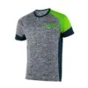 GEWO T-Shirt Pesaro Grau Melange/lime XL
