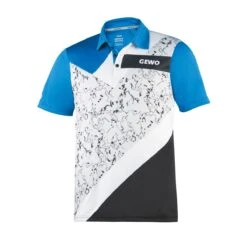 GEWO Hemd Levanto Royal/grau Melange XXS