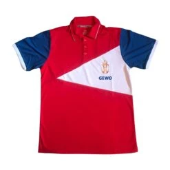 GEWO Hemd Anzio "Serbia" Rot/royal XXXXL
