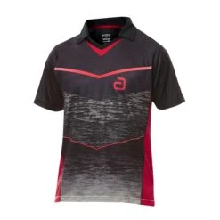 Andro Hemd Minto Schwarz/rot L